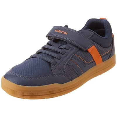 Immagine di Geox J Arzach Boy, Scarpe da Ginnastica Uomo, Navy Arancio, 38 EU