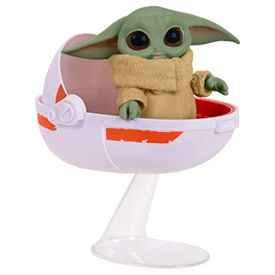 Immagine di Hasbro Star Wars, Grogu nella Culla, Giocattolo animatronico di The Child, con Combinazioni Suoni e movimenti, Ispirato a per Bambini Bambine dai 4 Anni in su
