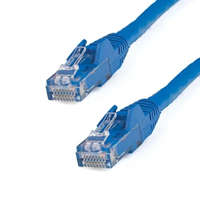 Immagine di StarTech.com N6PATC2MBL Cavo di Rete CAT6, Patch Ethernet, RJ45, UTP, Antigroviglio, 2 m, Blu
