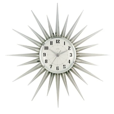 Immagine di Acctim 21767 Stella Starburst, Orologio da Parete, Color Argento