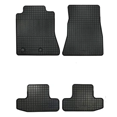 Immagine di AutoStyle CK RFO05 Set tappetino Gomma piena anteriore e posteriore 4 nero
