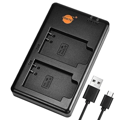 Immagine di DSTE MH 65 Batteria USB Dual Quick Caricatore Compatibile per EN EL12,ENEL12,Coolpix P300,S630 S640,S800c,S1000pj,S6000,AW100,AW120s