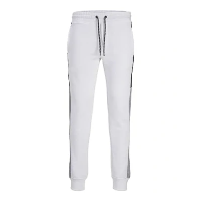 Immagine di JACK &amp; JONES Jpstwill Jjreid Blocking Sweat Pant SN Jogging, Bianco, L Uomo