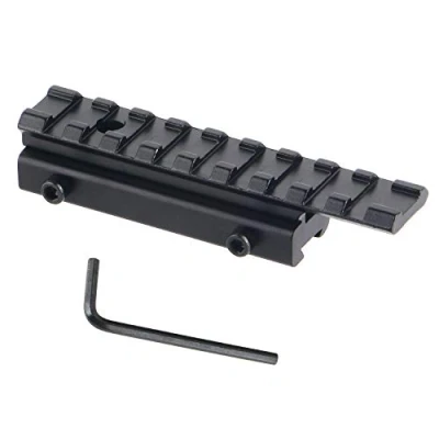 Immagine di FOCUHUNTER Lega di Alluminio Tactical Scope Riser Rail Base da 11mm a 20mm Staffa Adattatore per Picatinny/Weaver Mount