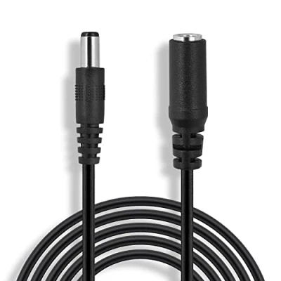 Immagine di Cavo ESTENSIONE 12V DA 3m di Prolunga Alimentazione CC DC per AVM Fritz!Box 7570 7490 7430 7390 7360 7330 7270 7170 4020 3270 3170 WLAN Router Power Extension (2.1 x 5.5 mm) Nero