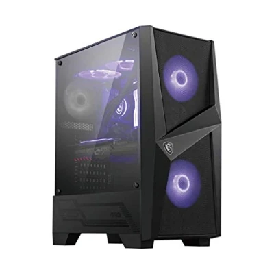 Immagine di MSI MAG Forge 100M Midi Tower PC Case Nero, Trasparente