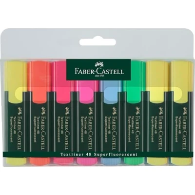 Immagine di FABER CASTELL CF8EVIDENZIATORE TEXT48 COL ASS
