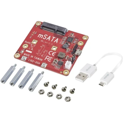 Immagine di Renkforce USB/mSATA Converter + Cable Scheda Adatto per (kit di sviluppo): Raspberry Pi