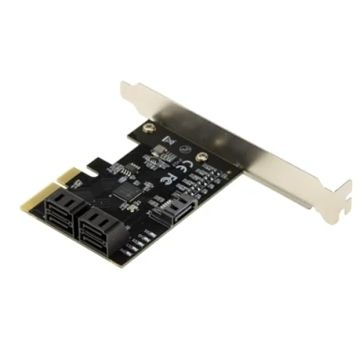 Immagine di KALEA INFORMATIQUE Scheda controller PCIe 3.0 x4 con 5 porte per dischi rigidi SATA 6G CHIPSET JMB585