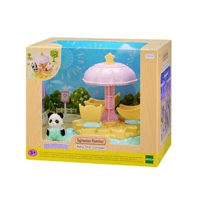 Immagine di Sylvanian Families 5539 Baby Star Carousel Dollhouse Playsets