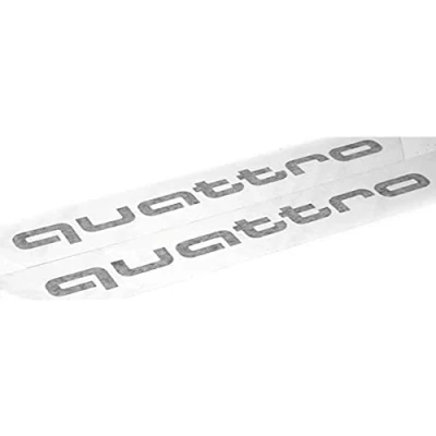 Immagine di Audi Original Q2 C di Blade Parete Set Quattro exterieur Scritta Florettsilber 81 a064317 z7g