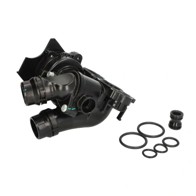 Immagine di INA 538 0980 10 Pompa acqua con guarnizione alloggiamento, Alloggiamento in metallo per cinghia dentata azionamento secondario AUDI: A4 B8 Avant