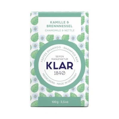 Immagine di Klar Seifen Shampoo solido alla camomilla e combustione, 100 g