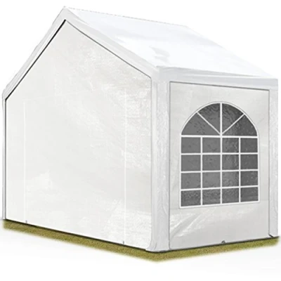 Immagine di TOOLPORT Tendone per Feste 4x2 m Gazebo Party sagre, mercati 450 N Bianco Impermeabile Protezione UV