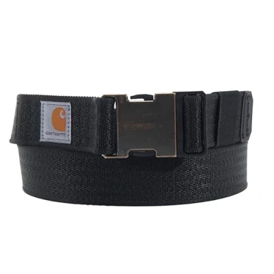 Immagine di Carhartt Cintura con logo 2217, Rugged Flex Cinghia in nylon, colore: Nero, M