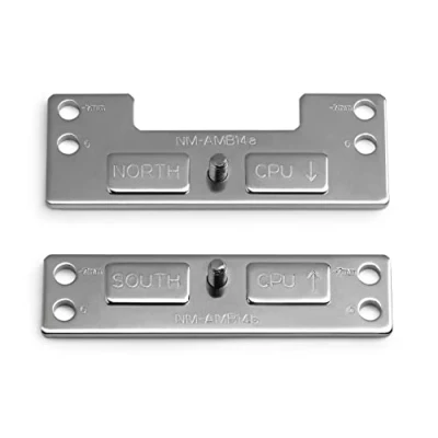 Immagine di Noctua NM AMB14, Barre di Montaggio Offset AMD AM5 per Prestazioni Raffreddamento Migliorate (Argento)