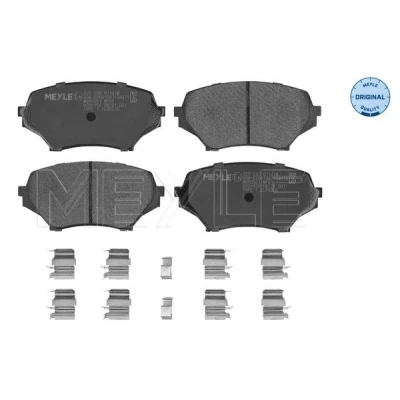 Immagine di MEYLE 025 242 9714/W Kit pastiglie freno ORIGINAL Quality Assale anteriore con segnalatore acustico usura lamierino anticigolío MAZDA: MX 5 3