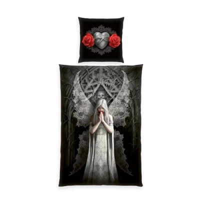 Immagine di Herding Set di Biancheria da Letto, Anne Stokes, Federa 80 x cm con Cerniera e Motivo Reversibile, Copripiumino 135 200 Cerniera, 100% Cotone/Renforcé