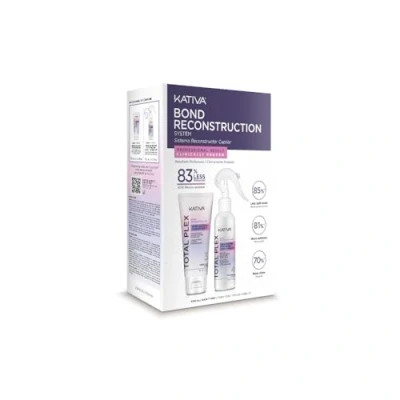 Immagine di Kativa Total Plex BOND Repair Kit Concentrato Ricostruttore 70 ml + Sigillante di legami capillari 60 capillare 10% Nano COMPLEX