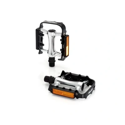 Immagine di Leggero e robusto: il pedale MTB XLC PD M04 per gli avventurieri in pista, nero, argento