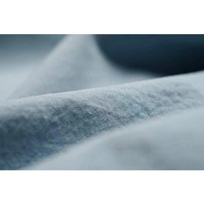 Immagine di L1NK STUDIO Lenzuolo sopra Matrimoniale Cotone Tinta Unita per Letti 200 cm (290X280cm) 100% (Percalle Fili) Sky