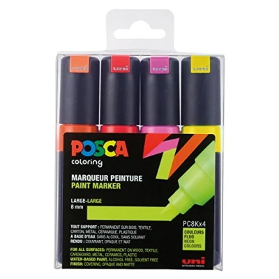 Immagine di Uni ball Marcatore Posca con Ampia Punta a scalpello