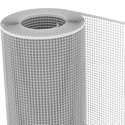 Immagine di TENAX 62345502 Quadra 10 Argento 1,00 x 50 m, Rete Protettiva in Plastica per Cancelli e Recinzioni