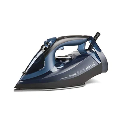 Immagine di Girmi ST6204 Ferro da Stiro a Vapore 2800W, Colpo 140g, Serbatoio 380ml, Piastra INOX con Asola Salvabottoni, Stiratura Secco e Anche in Verticale