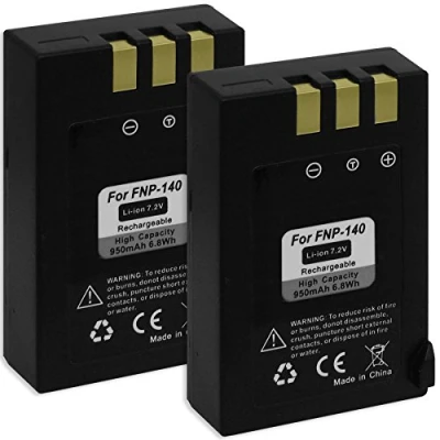 Immagine di 2x Batterie NP 140 per Fuji Fujifilm FinePix S100fs, S200EXR, S205EXR