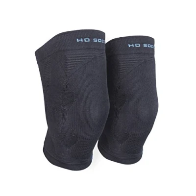 Immagine di HO Soccer Protek Knee Ginocchiere Tecniche, Anti abrasione, per Portiere, Unisex, Adulti, Colore: Nero, S