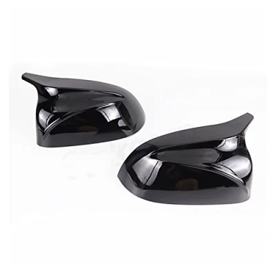 Immagine di Coprispecchietti Retrovisori Per BMW X3 G01 IX3 X4 G02 X5 G05 X6 G06 X7 G07 G08 2018 2023 ABS Nero Lucido Fibra Carbonio/ABS Copri Specchietti Calotte Specchio(Bright black)