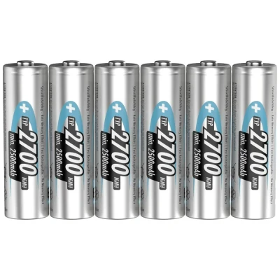 Immagine di Ansmann 4+2 HR06 Batteria ricaricabile Stilo (AA) NiMH 2700 mAh 1.2 V 6 pz.