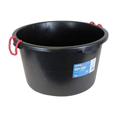 Immagine di Faithfull Tools FAI40LBUCKET 40 litri Builders Bucket trasparente,
