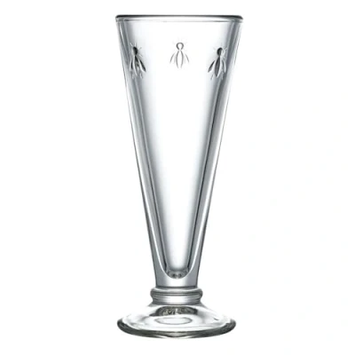 Immagine di LA ROCHERE 608501 Abeille Calice flûte per champagne, da 15 cl, decorato con api a rilievo vicino al bordo, in vetro, colore: Trasparente