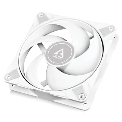 Immagine di ARCTIC P12 Max Ventola per case PC da 120 mm ad alte prestazioni, controllo PWM 2003300 rpm, ottimizzata la pressione statica, modalità 0dB Bianco