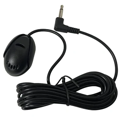 Immagine di iFreGo microfono per autoradio, auto, esterno da 3,5 mm radio, DVD navigazione GPS, Bluetooth, auto universale, plug and play