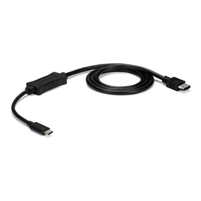 Immagine di StarTech.com Cavo eSATA a USB C, Per Dispositivi di Immagazinamento Dati Esterni, 3.0, 5Gbps, da 1 m