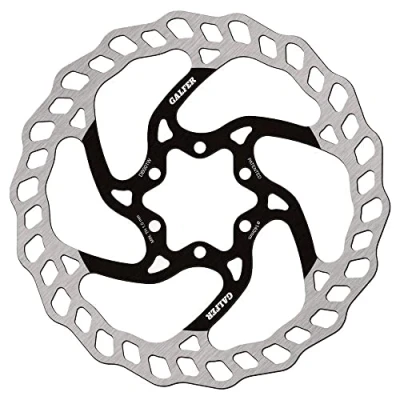 Immagine di GALFER MTB Disc Wave, Disco del Freno della Bicicletta Misto, Argento, 180 mm
