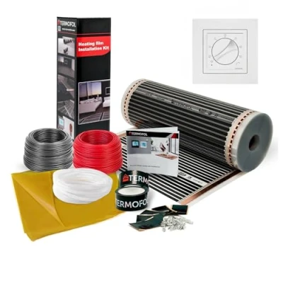 Immagine di Kit complet de chauffage au sol infrarouge avec film chauffant 140W/m²