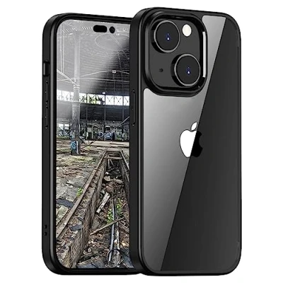 Immagine di JT Berlin Pankow Hybrid Backcover per cellulare Apple iPhone 14 Nero, Trasparente Anti urti, Carica induttiva