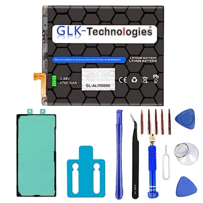 Immagine di Batteria di ricambio ad alta potenza, compatibile con Samsung Galaxy Note 20 Ultra 5G (N986B) EB BN985ABY GLK Technologies accu 4700 mAh incl. kit attrezzi professionali