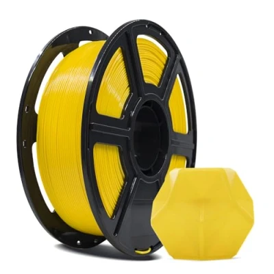 Immagine di FLASHFORGE filamento per stampante 3D, PLA PRO 1,75 mm, bobina da 1 kg, precisione di misurazione +/ 0,02 mm 3D FDM, migliore resistenza e nessun nodo (Giallo)