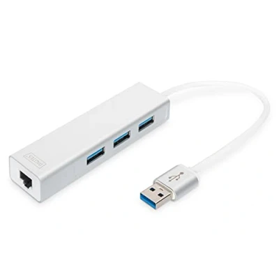 Immagine di Digitus DA 70250 1 3+1 Porte Hub USB 3.0 Argento