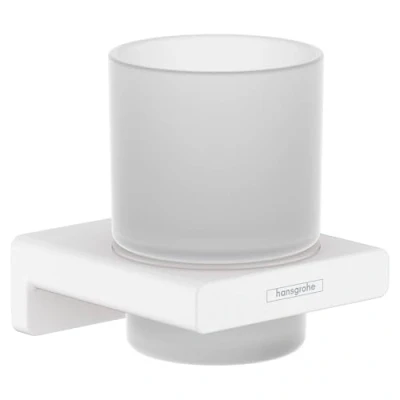 Immagine di hansgrohe AddStoris Porta spazzolini, bianco opaco, 41749700