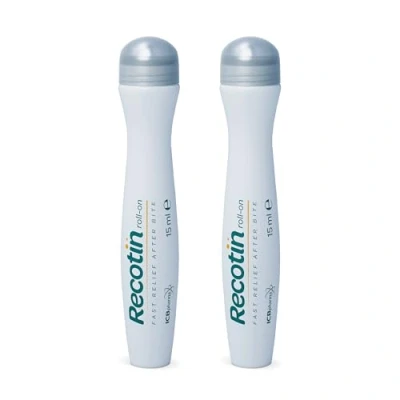 Immagine di Novokill RECOTIN Mosquito Bite Roll On 2 x 15ml 100% principi attivi naturali 2x Insect Healer contro il prurito dopo le punture di zanzare