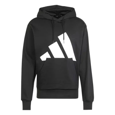 Immagine di adidas Sportswear Essentials BIG LOGO Felpa con cappuccio, Uomo, Taglia: Small, Black/white