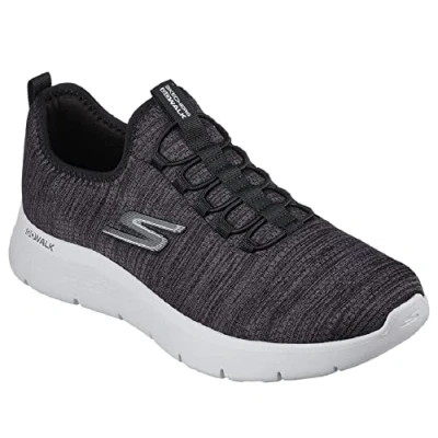 Immagine di Skechers 216484 Bkw, Scarpe da ginnastica Uomo, Tessuto Nero Con Finiture Bianche, 45 EU