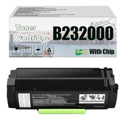 Immagine di AWDAXC Cartuccia da Toner B232000, Compatibile per lexmark B2338 MB2338 B2442 MB2442 B2546 MB2546 B2650 MB2650 Stampanti Volume di Stampa Elevata con Chip 1 PCS