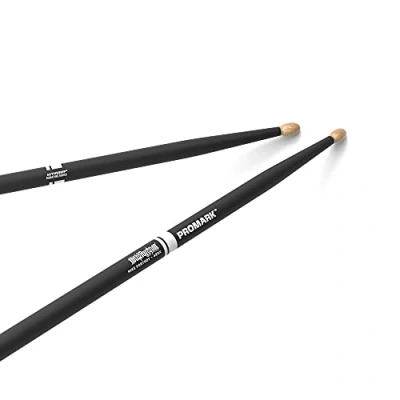 Immagine di ProMark Bacchette Batteria Mike Portnoy Drum Sticks ActiveGrip Diventa più aderente con il sudore delle mani Finitura Active Grip, Punta di Legno ovale, hickory 1 Coppia