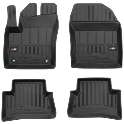 Immagine di M MOTOS Tappetini in gomma per auto adatto Toyota C HR II dal 2023 Migliorate il vostro comfort di viaggio con tappetino antiscivolo 3D. tutte le stagioni, prot